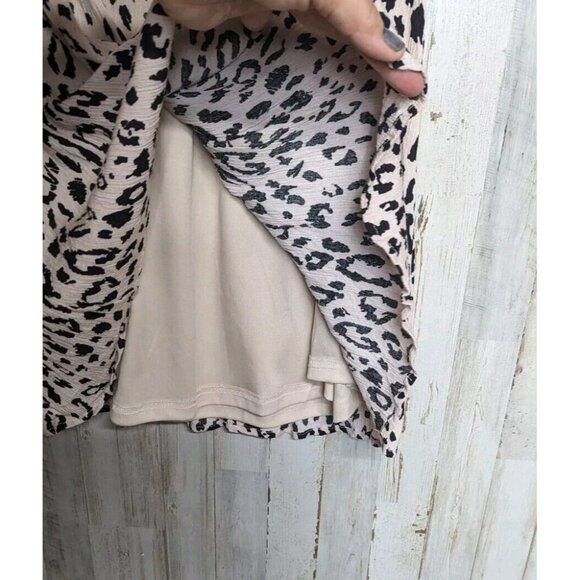 Savanna Jane Embroidered Boho Dress Medium Floral Leopard Short Sleeve P… - Picture 7 of 11